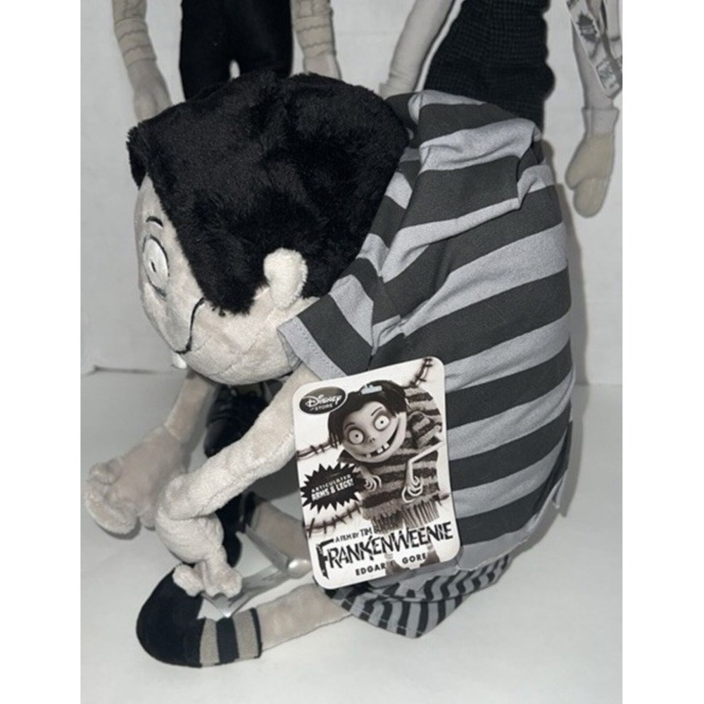 DISNEY PLUSH SET  Frankenweenie Victor Frankenstein ELSA Van Edgar NWT NEW - Picture 7 of 12